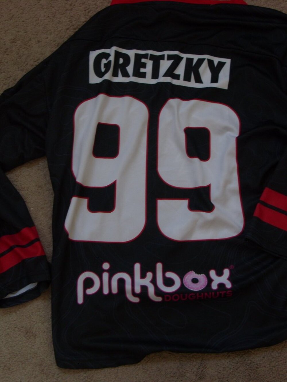 Gretzky #99 Jersey X-Large Black Las Vegas Desert Dogs Mens